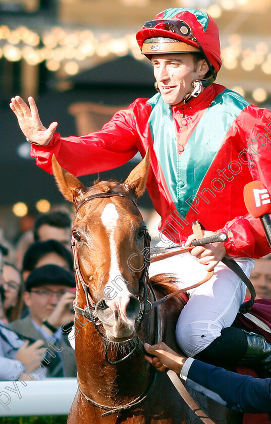 Waldgeist-0010 
 WALDGEIST (P C Boudot) after The Qatar Prix De L'Arc De Triomphe
Longchamp 6 Oct 2019 - Pic Steven Cargill / Racingfotos.com