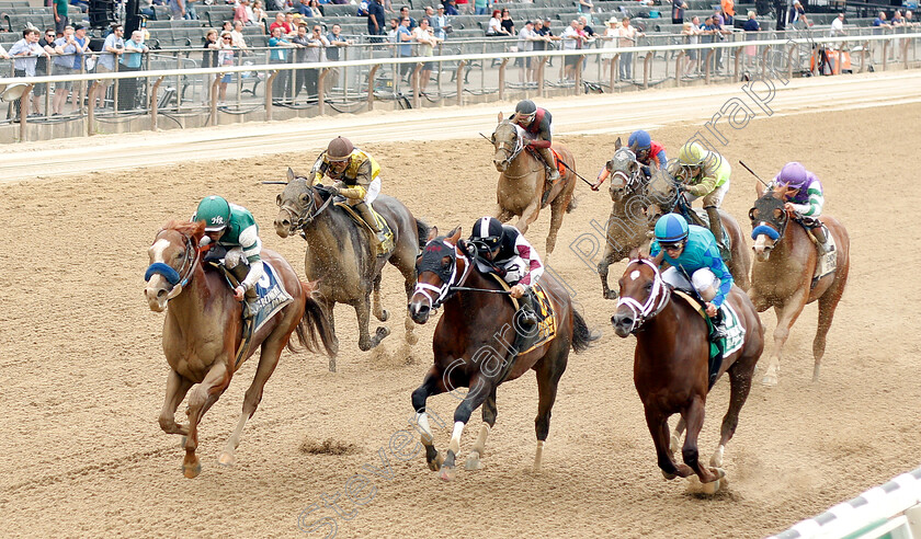 Catalina-Cruiser-0001 
 CATALINA CRUISER (left, Joel Rosario) beats RECRUITING READY (centre) and STRIKE POWER (right) in The True North Stakes
Belmont Park USA 7 Jun 2019 - Pic Steven Cargill / Racingfotos.com