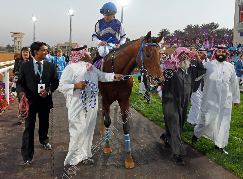 Paris-0007 
 PARIS (Mike Smith) after The International Jockeys Challenge Handicap Round3
King Abdulaziz Racetrack, Riyadh, Saudi Arabia 28 feb 2020 - Pic Steven Cargill / Racingfotos.com