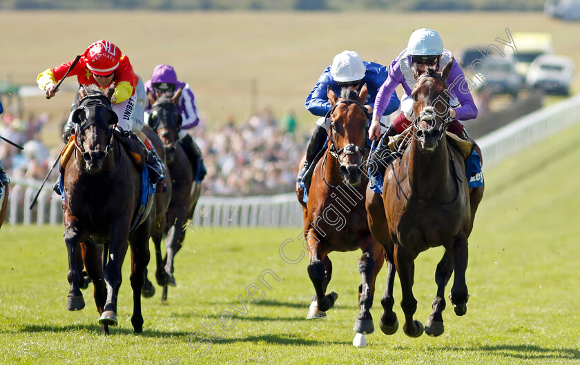 Alcohol-Free-0004 
 ALCOHOL FREE (Rob Hornby) beats ARTORIUS (left) in The Darley July Cup
Newmarket 9 Jul 2022 - Pic Steven Cargill / Racingfotos.com