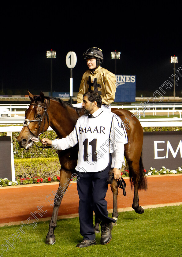 Ouzo-0002 
 OUZO (Saffie Osborne)
Meydan 3 Feb 2023 - Pic Steven Cargill / Racingfotos.com