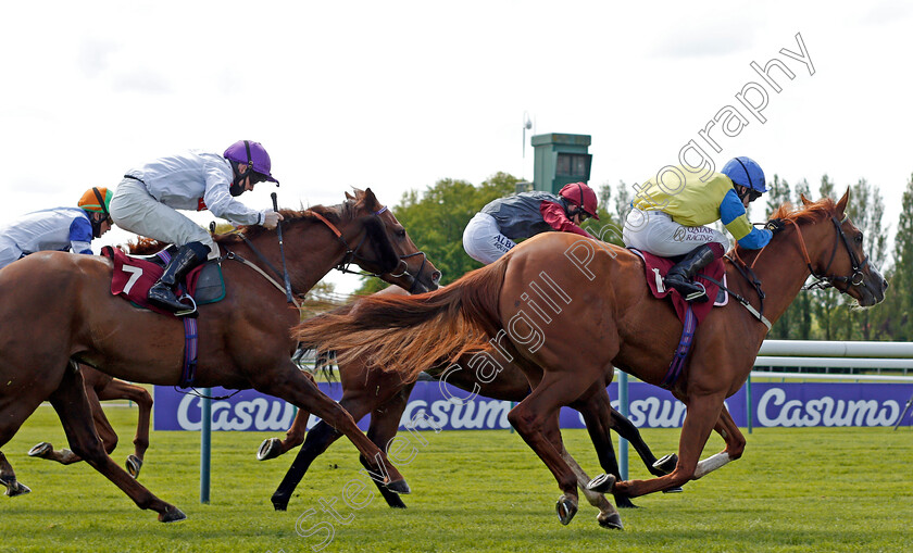 Molls-Memory-0004 
 MOLLS MEMORY (right, Oisin Murphy) beats STONE SOLDIER (left) in The Casumo Horse Racing And Sports Betting Handicap
Haydock 22 May 2021 - Pic Steven Cargill / Racingfotos.com