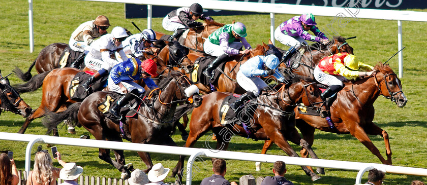 Celsius-0005 
 CELSIUS (Jack Mitchell) beats ANCIENT TIMES (2nd right) and TEES SPIRIT (5) in The Moet & Chandon Handicap
Newmarket 8 Jul 2022 - Pic Steven Cargill / Racingfotos.com