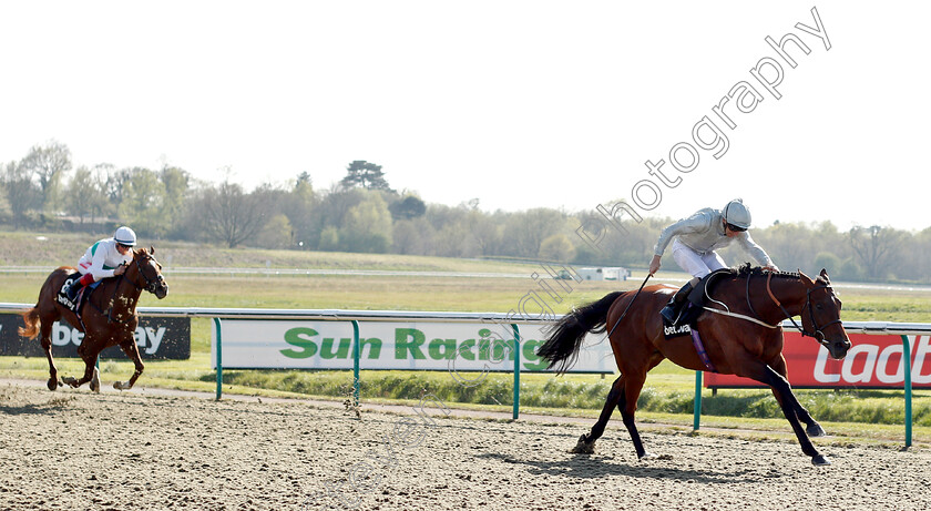 Matterhorn-0005 
 MATTERHORN (Joe Fanning) beats WISSAHICKON (left) in The Betway Easter Classic All-Weather Middle Distance Championships Stakes
Lingfield 19 Apr 2019 - Pic Steven Cargill / Racingfotos.com