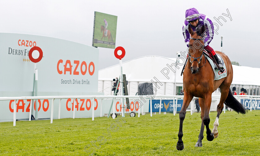 Snowfall-0001 
 SNOWFALL (Frankie Dettori) winner of The Cazoo Oaks
Epsom 4 Jun 2021 - Pic Steven Cargill / Racingfotos.com