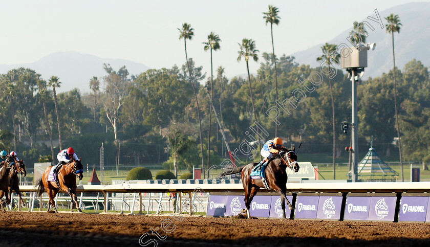 Fierceness-0008 
 FIERCENESS (John Velazquez) wins The Breeders' Cup Juvenile 
Santa Anita 3 Nov 2023 - Pic Steven Cargill / Racingfotos.com