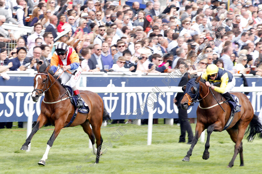 Medburn-Dream-0002 
 MEDBURN DREAM (Franny Norton) beats MYTHICAL MADNESS (right) in The Investec Click & Invest Mile Handicap
Epsom 1 Jun 2018 - Pic Steven Cargill / Racingfotos.com