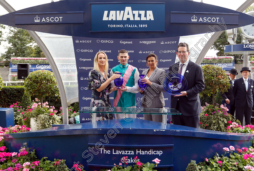 First-Eleven-0013 
 Presentation for The Lavazza Handicap
Ascot 8 Sep 2018 - Pic Steven Cargill / Racingfotos.com