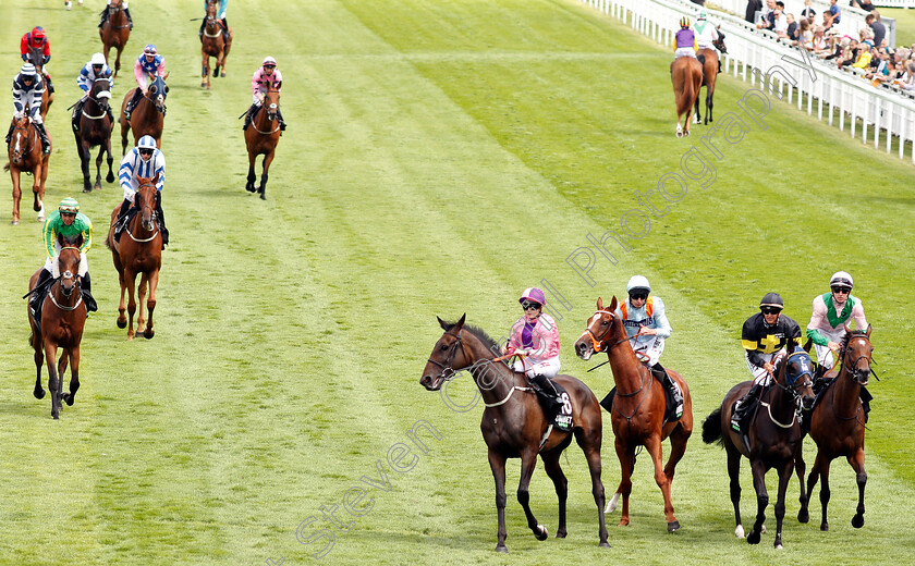 Goodwood-0001 
 Runners gather at the start for The Unibet Goodwood Handicap won by TIMOSHENKO (3rd right, Luke Morris)
Goodwood 31 Jul 2019 - Pic Steven Cargill / Racingfotos.com