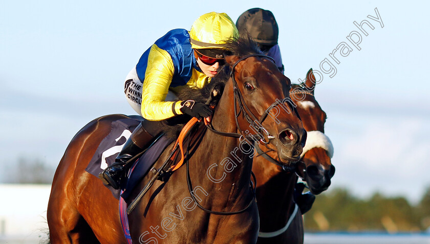 Balmoral-Lady-0001 
 BALMORAL LADY (Saffie Osborne) wins The Free Digital Racecard At raceday-ready.com Handicap
Yarmouth 22 Oct 2024 - Pic Steven Cargill / Racingfotos.com