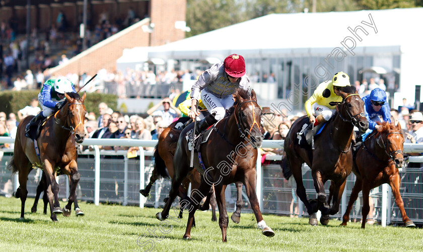 Watan-0003 
 WATAN (Ryan Moore) wins The Nginious! Swiss Gin EBF Maiden Stakes
Goodwood 31 Jul 2018 - Pic Steven Cargill / Racingfotos.com