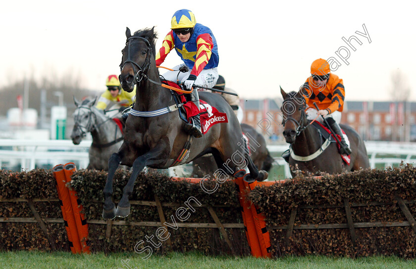 Vive-Le-Roi-0005 
 VIVE LE ROI (Harry Bannister) wins The Ladbrokes Handicap Hurdle
Newbury 30 Nov 2018 - Pic Steven Cargill / Racingfotos.com