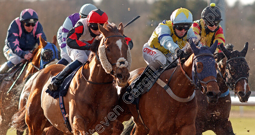 Miracle-Garden-0004 
 MIRACLE GARDEN (left, William Carver) beats JUNGLE BOOGALOO (centre) in The Betway Classified Stakes Div1
Wolverhampton 12 Mar 2021 - Pic Steven Cargill / Racingfotos.com