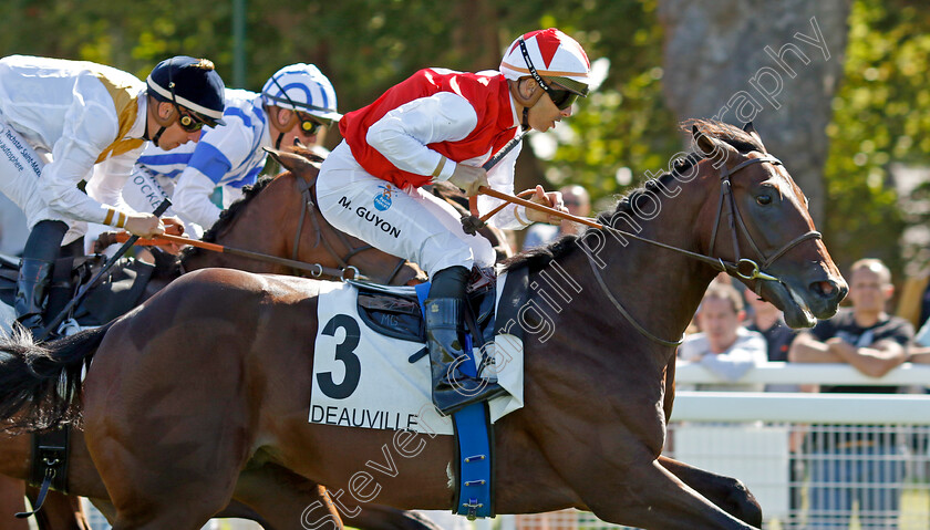 Ocean-Vision-0001 
 OCEAN VISION (Maxime Guyon) wins The Prix de la Vallee d'Auge
Deauville 6 Aug 2022 - Pic Steven Cargill / Racingfotos.com