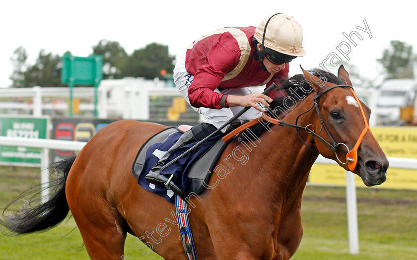 One-Small-Step-0006 
 ONE SMALL STEP (Ryan Moore) wins The Visit attheraces.com Median Auction Maiden Fillies Stakes
Yarmouth 15 Jul 2020 - Pic Steven Cargill / Racingfotos.com