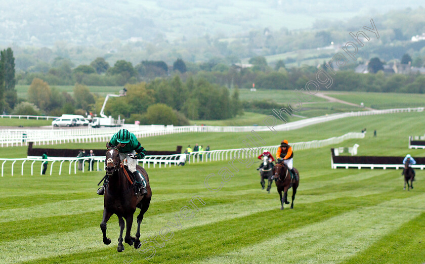 Kalabaloo-0003 
 KALABALOO (Gina Andrews) wins The GX Landrovers Mares Open Hunters Chase
Cheltenham 3 May 2019 - Pic Steven Cargill / Racingfotos.com