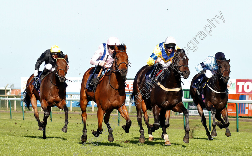 Glorious-Charmer-0002 
 GLORIOUS CHARMER (2nd left, Jamie Spencer) beats MASTER MATT (2nd right) in The Grosvenor Casino Of Great Yarmouth Nursery
Yarmouth 23 Oct 2018 - Pic Steven Cargill / Racingfotos.com