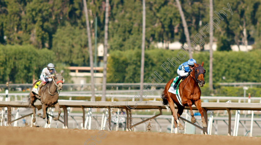 Salesman-0006 
 SALESMAN (Flavien Prat) wins The Thoroughbred Aftercare Alliance Marathon
Santa Anita 4 Nov 2023 - Pic Steven Cargill / Racingfotos.com