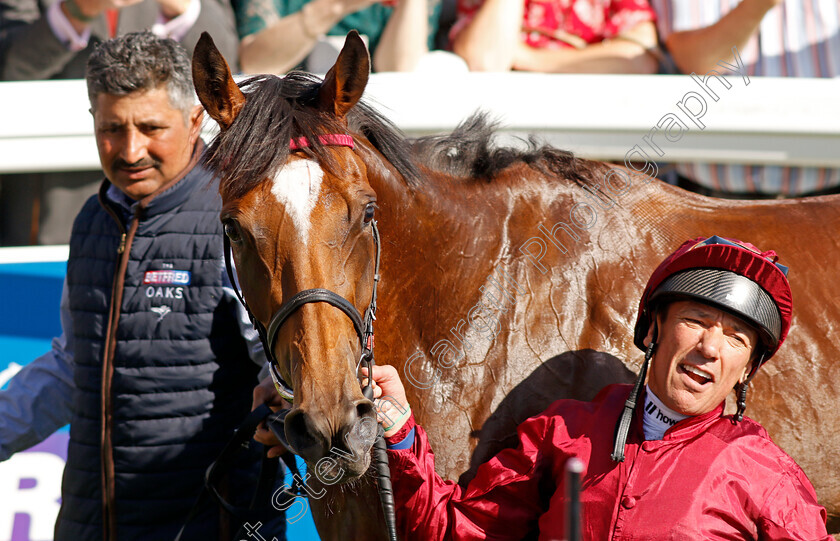 Soul-Sister-0016 
 SOUL SISTER (Frankie Dettori) wins The Betfred Oaks 
Epsom 2 Jun 2023 - pic Steven Cargill / Racingfotos.com