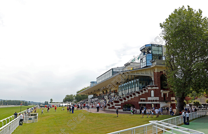 Deauville-0001 
 The grandstand at Deauville
8 Aug 2020 - Pic Steven Cargill / Racingfotos.com