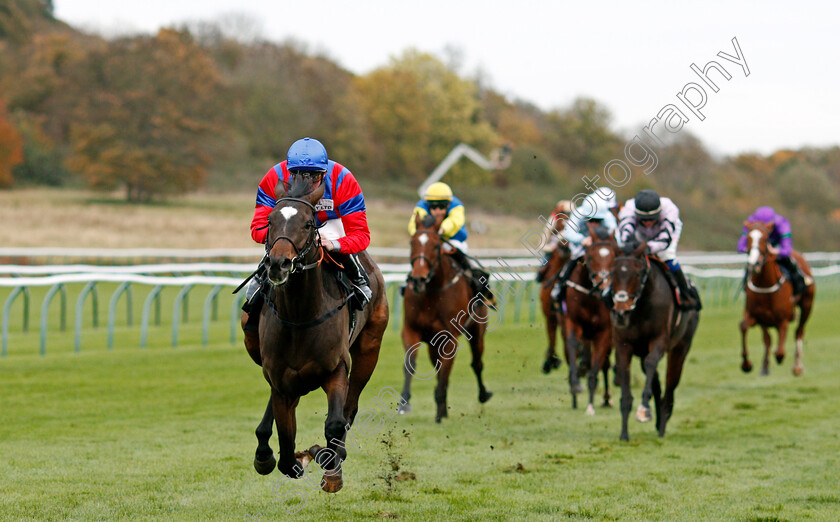 Land-Of-Winter-0003 
 LAND OF WINTER (Rob Hornby) wins The Play 3-2-Win At Mansionbet Handicap
Nottingham 28 Oct 2020 - Pic Steven Cargill / Racingfotos.com