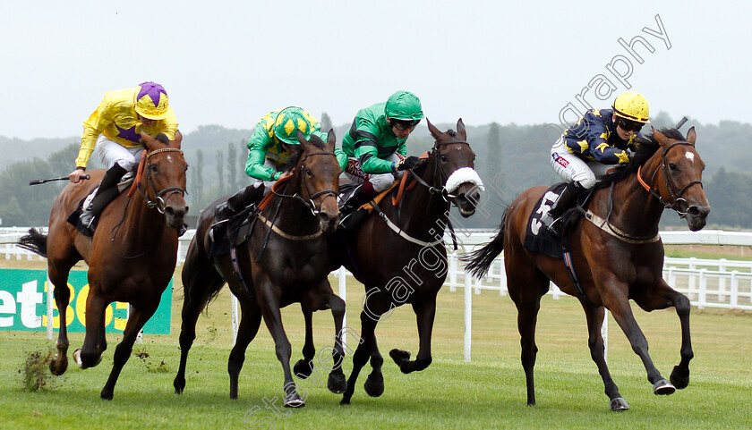 Jedhi-0002 
 JEDHI (2nd left, Ryan Moore) beats POINT IN TIME (right) LORELINA (2nd right) and SEA OF FAITH (left) in The Ross Brooke Chartered Accountants Fillies Handicap
Newbury 19 Jul 2019 - Pic Steven Cargill / Racingfotos.com