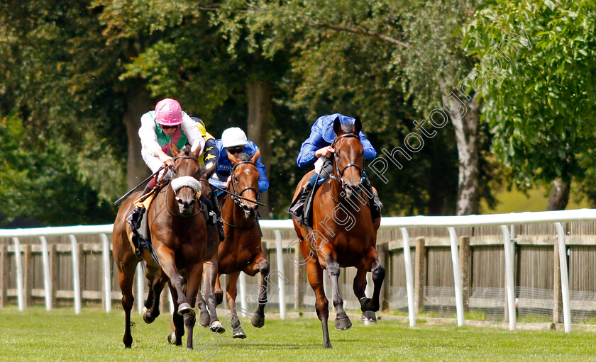 Dance-Sequence-0004 
 DANCE SEQUENCE (William Buick) beats UPSCALE (left) in The Blandford Bloodstock Maiden Fillies Stakes
Newmarket 1 Jul 2023 - Pic Steven Cargill / Racingfotos.com