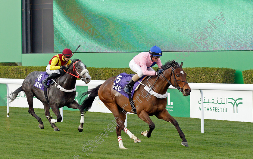 Raaed-0003 
 RAAED (Glen Boss) wins The STC International Jockeys Challenge Round 2
King Abdulaziz RaceCourse, Riyadh, Saudi Arabia 25 Feb 2022 - Pic Steven Cargill / Racingfotos.com