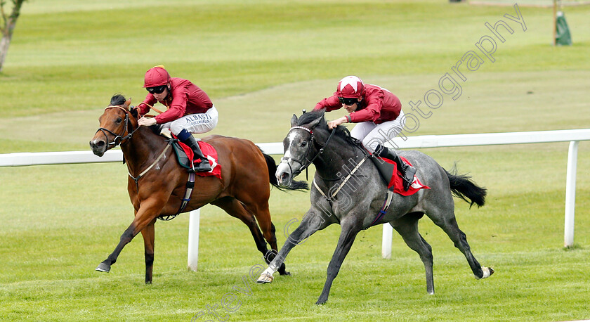 Graceful-Magic-0001 
 GRACEFUL MAGIC (right, Charles Bishop) beats SNEAKY (left) in The Download The Star Sports App Now EBF Fillies Novice Stakes
Sandown 30 May 2019 - Pic Steven Cargill / Racingfotos.com