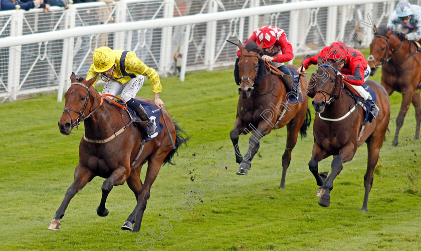 Hodler-0004 
 HODLER (Ryan Sexton) beats PAWS FOR THOUGHT (right) in The Everyone's Turf Handicap
Chester 10 May 2023 - Pic Steven Cargill / Racingfotos.com