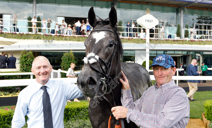 Procedure-0007 
 PROCEDURE after The Chelsea Thoroughbreds October Club Charity Fillies Handicap
Ascot 27 Jul 2018 - Pic Steven Cargill / Racingfotos.com