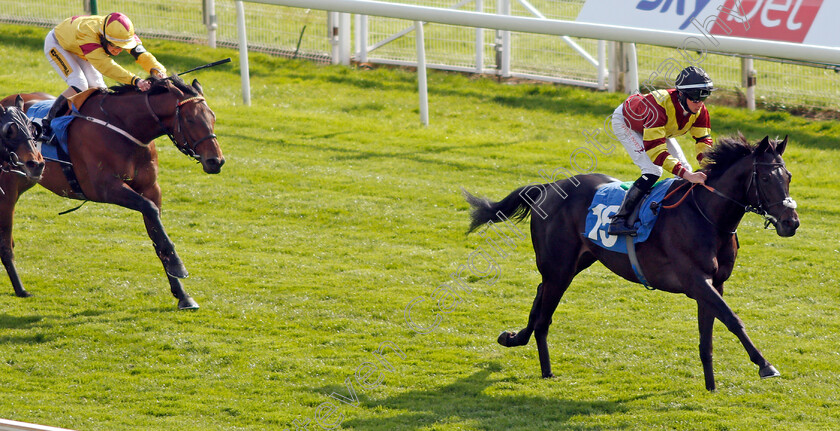 Flyin -Solo-0004 
 FLYIN' SOLO (Rossa Ryan) wins The Conundrum HR Consulting Handicap
York 12 May 2021 - Pic Steven Cargill / Racingfotos.com