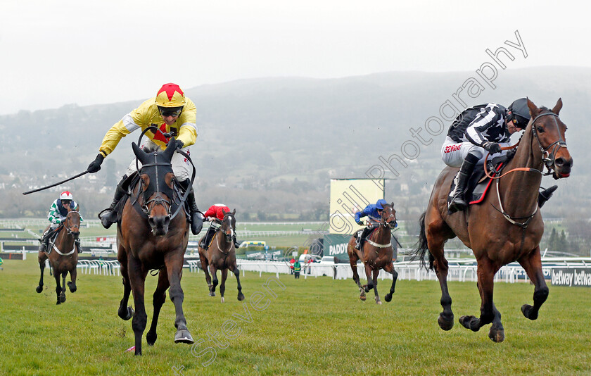 Protektorat-0003 
 IMPERIAL ALCAZAR (right, Paddy Brennan) beats PROTEKTORAT (left) in The Ballymore Novices Hurdle
Cheltenham 1 Jan 2020 - Pic Steven Cargill / Racingfotos.com