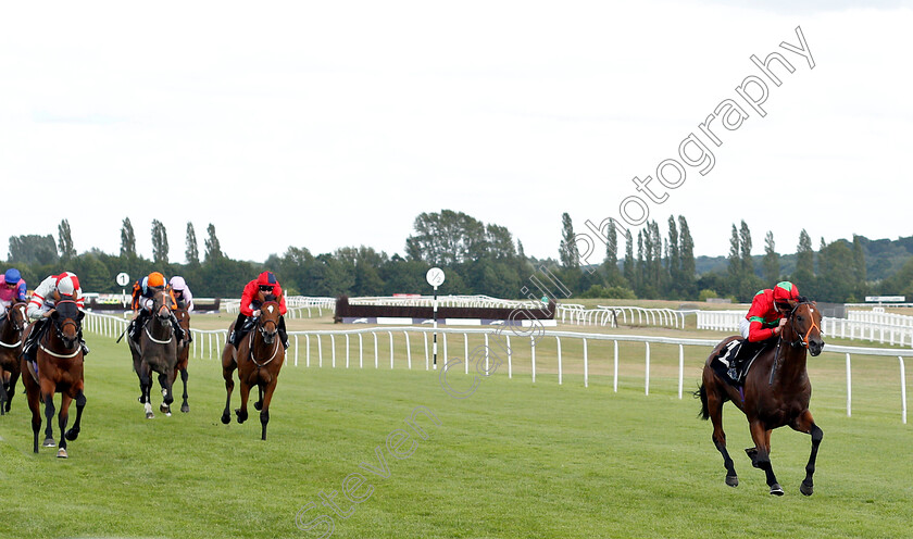 D-Day-0002 
 D DAY (James Doyle) wins The Mildmay Farm And Stud Novice Median Auction Stakes Div2
Newbury 6 Aug 2019 - Pic Steven Cargill / Racingfotos.com