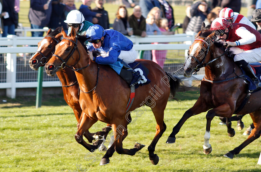 Nashirah-0004 
 NASHIRAH (William Buick) wins The British European Breeders Fund EBF Fillies Novice Stakes
Yarmouth 23 Oct 2018 - Pic Steven Cargill / Racingfotos.com