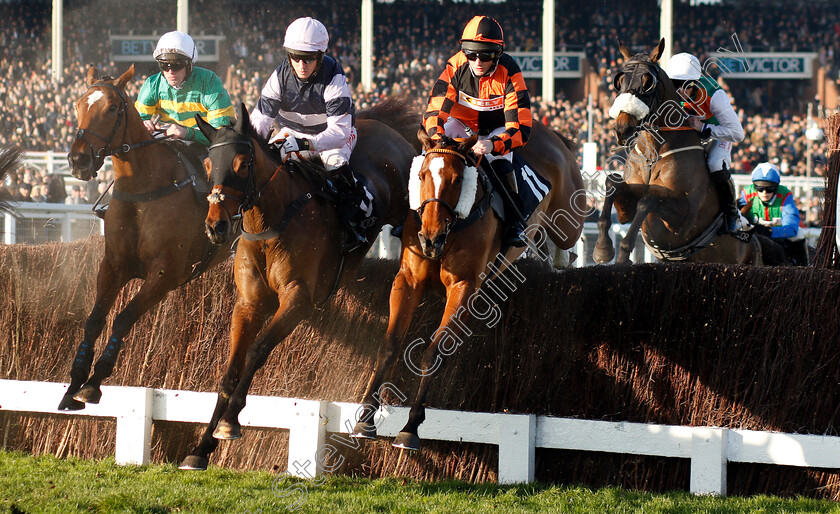 Mysteree-0001 
 L to R; PURE VISION (Richie McLernon) SINGLEFARMPAYMENT (Noel Fehily) and MYSTEREE (Jamie Moore) 
Cheltenham 17 Nov 2018 - Pic Steven Cargill / Racingfotos.com