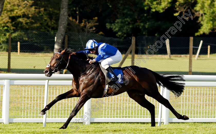 Baashir-0004 
 BAASHIR (Martin Dwyer) wins The Every Race Live On Racing TV Novice Stakes Div2
Salisbury 11 Jul 2020 - Pic Steven Cargill / Racingfotos.com