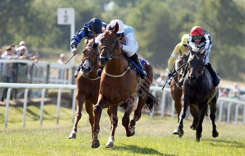 Chikoko-Trail-0007 
 CHIKOKO TRAIL (Graham Lee) beats ALIENTO (left) in The Steve Evans Out Of The Squash Club Handicap
Pontefract 10 Jul 2018 - Pic Steven Cargill / Racingfotos.com