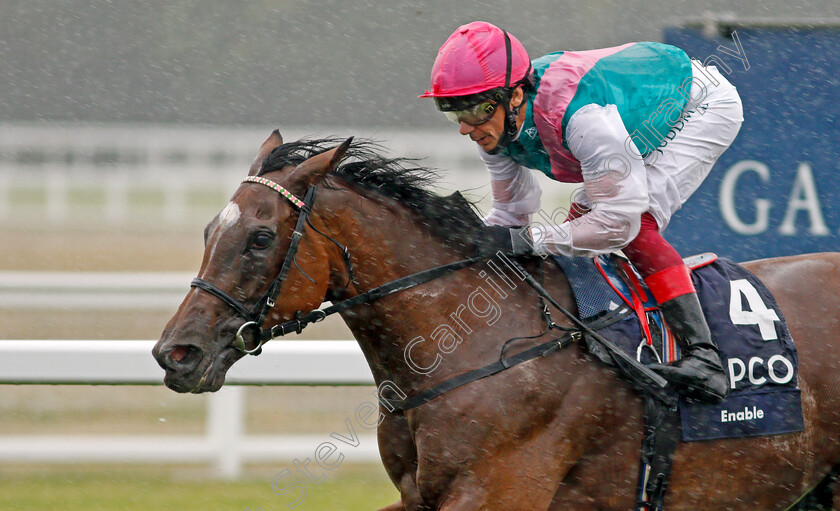 Enable-0019 
 ENABLE (Frankie Dettori) wins The King George VI And Queen Elizabeth Stakes
Ascot 25 Jul 2020 - Pic Steven Cargill / Racingfotos.com