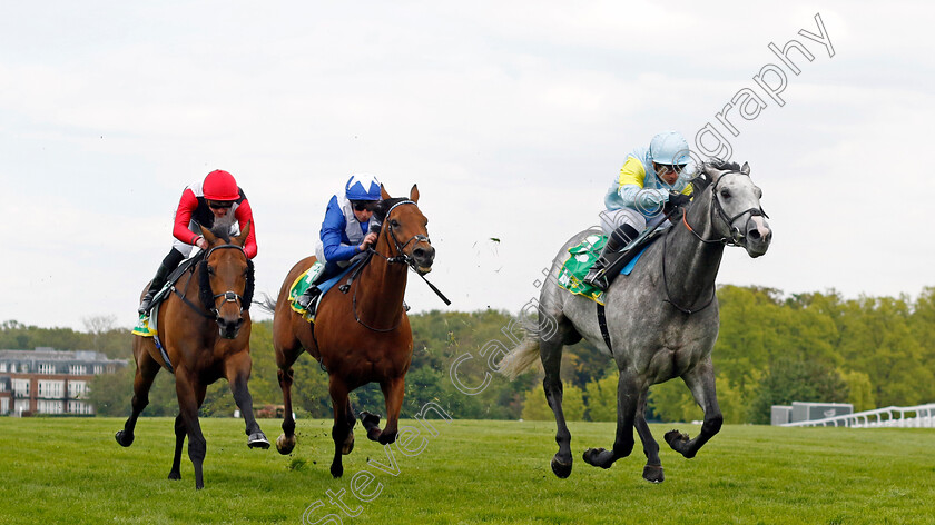 Charyn-0004 
 CHARYN (Silvestre De Sousa) beats LORD NORTH (2nd left) and POKER FACE (left) in The bet365 Mile
Sandown 26 Apr 2024 - Pic Steven Cargill / Racingfotos.com