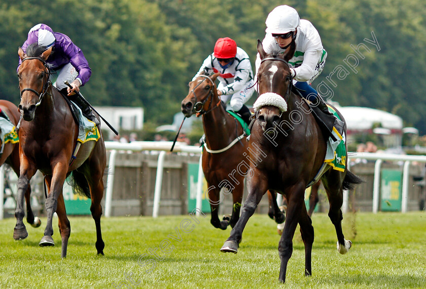 Sandrine-0005 
 SANDRINE (David Probert) beats HELLO YOU (left) in The Duchess Of Cambridge Stakes
Newmarket 9 Jul 2021 - Pic Steven Cargill / Racingfotos.com