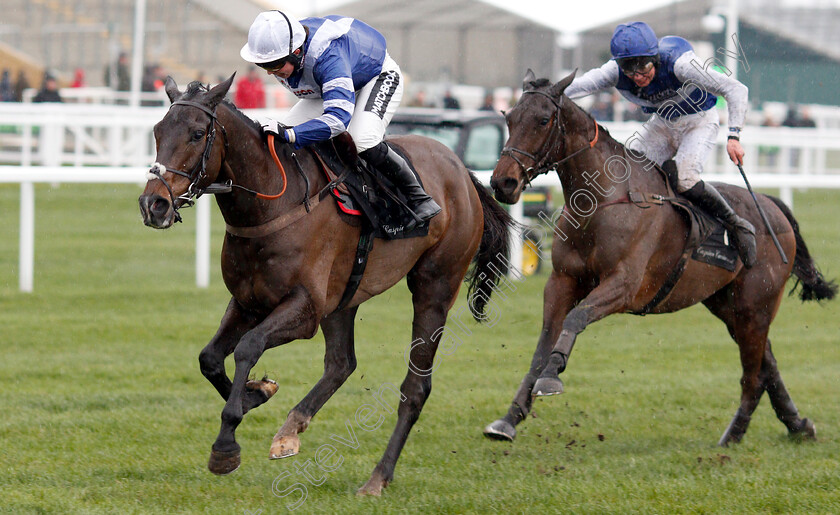 Frodon-0006 
 FRODON (Bryony Frost) wins The Caspian Caviar Gold Cup Handicap Chase
Cheltenham 15 Dec 2018 - Pic Steven Cargill / Racingfotos.com