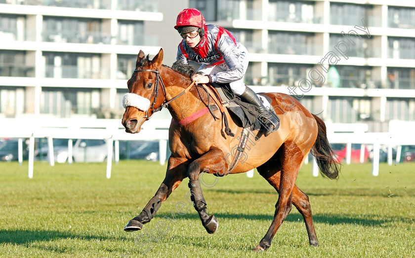 Fanion-D Estruval-0005 
 FANION D'ESTRUVAL (Charlie Deutsch) wins The Ladbrokes Novices Handicap Chase
Newbury 29 Nov 2019 - Pic Steven Cargill / Racingfotos.com