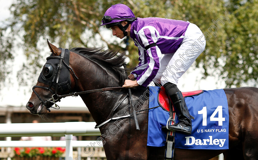 U-S-Navy-Flag-0002 
 U S NAVY FLAG (Ryan Moore) before winning The Darley July Cup
Newmarket 14 Jul 2018 - Pic Steven Cargill / Racingfotos.com