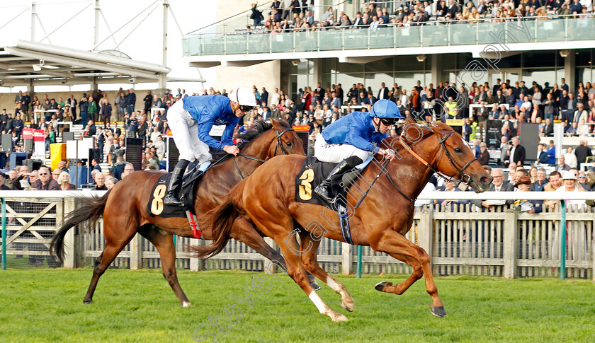 Ghaly-0004 
 GHALY (Daniel Tudhope) beats KING OF CONQUEST (left) in The Racing Welfare Handicap
Newmarket 29 Oct 2022 - Pic Steven Cargill / Racingfotos.com