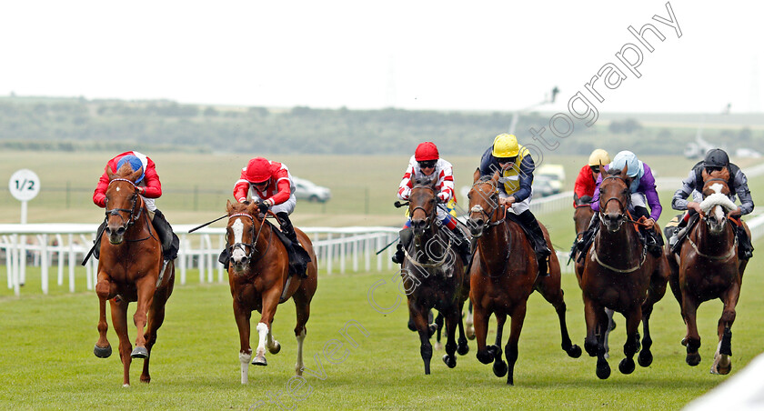 Ametist-0002 
 AMETIST (left, Tom Marquand) beats KIMIFIVE (2nd left) in The Join The Great Racing Welfare Cycle Handicap
Newmarket 24 Jun 2021 - Pic Steven Cargill / Racingfotos.com