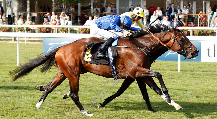 Dubai-Tradition-0003 
 DUBAI TRADITION (Hector Crouch) wins The Maritime Cargo Handicap
Newmarket 13 Jul 2019 - Pic Steven Cargill / Racingfotos.com