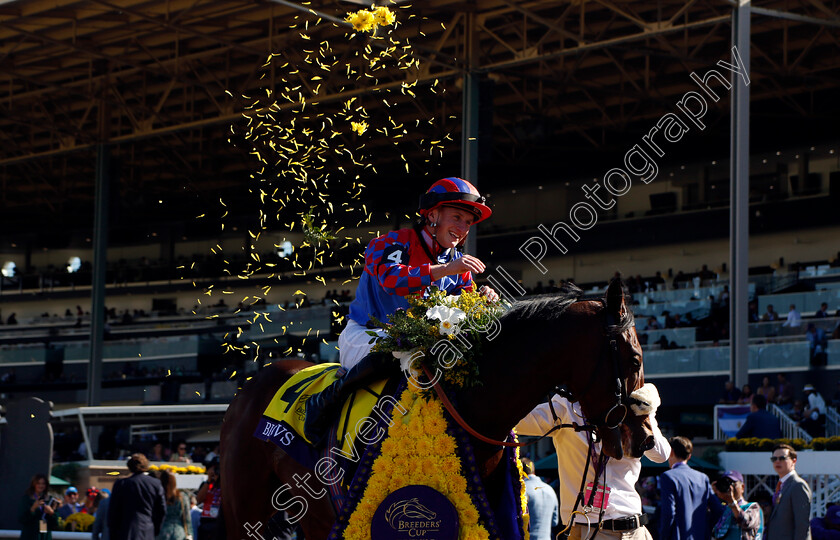 Big-Evs-0013 
 BIG EVS (Tom Marquand) winner of The Breeders' Cup Juvenile Turf Sprint
Santa Anita 3 Nov 2023 - Pic Steven Cargill / Racingfotos.com