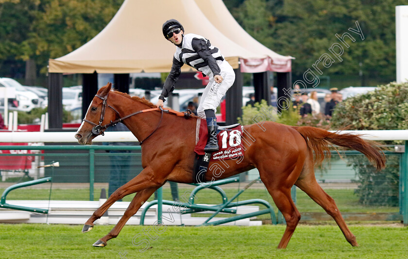 Ramatuelle-0002 
 RAMATUELLE (A Lemaitre) wins The Qatar Prix de la Foret 
Longchamp 6 Oct 2024 - Pic Steven Cargill / Racingfotos.com