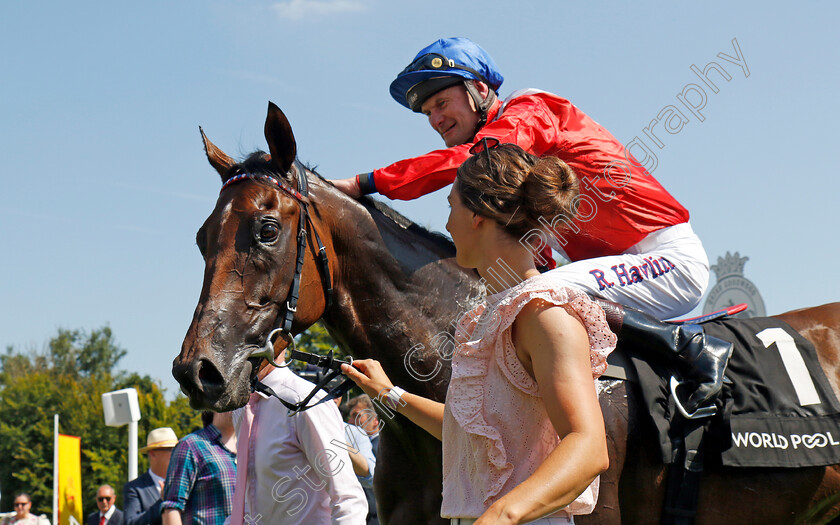 Audience-0005 
 AUDIENCE (Robert Havlin) winner of The HKJC World Pool Lennox Stakes
Goodwood 30 Jul 2024 - Pic Steven Cargill / racingfotos.com